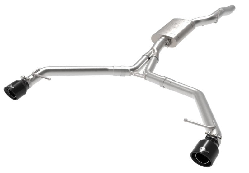 AFE 49-36437-B orce-Xp 13-16 fits Audi Allroad L4 SS Axle-Back Exhaust w/ Black