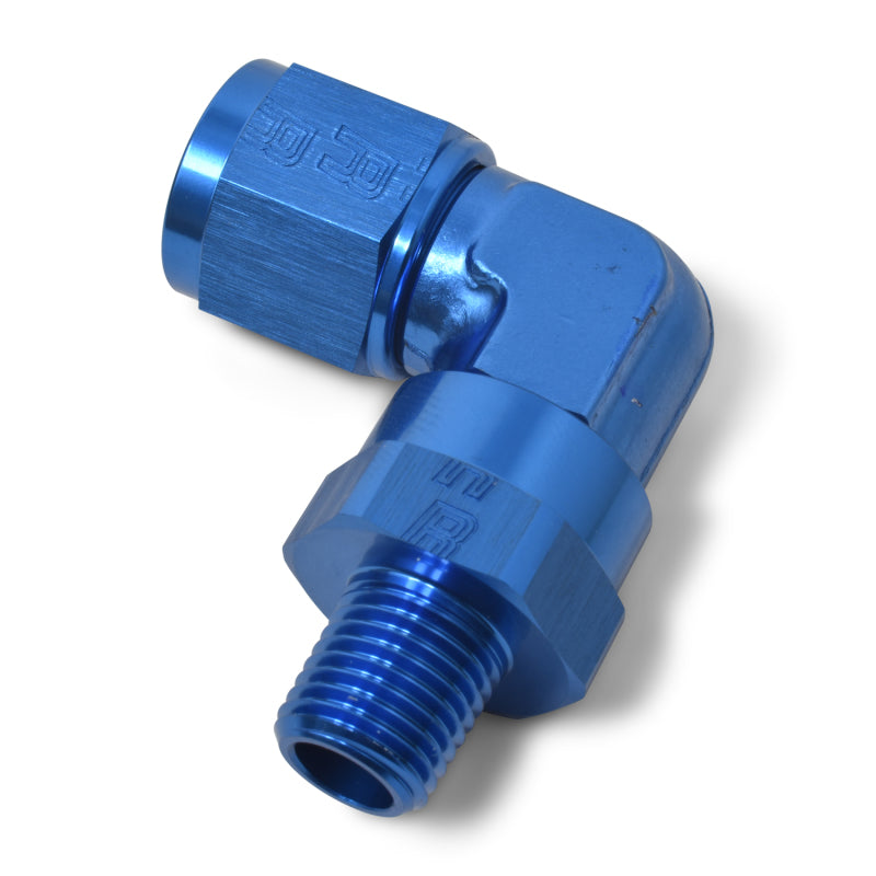 Russell 614028 Performance -8 AN 90 Degree Female to Male 1/2in Swivel NPT Fitting