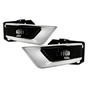 Spyder 21-23 Nissan Armada Full LED OEM Fog Lights w/Switch (FL-NARM2021-LED-C)
