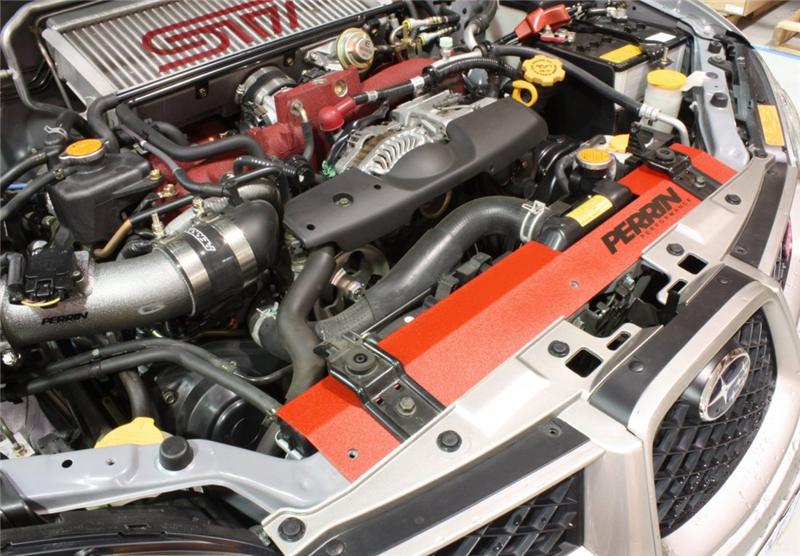 PERRIN PSP-ENG-501RD 02-07 fits Subaru WRX/STi Radiator Shroud - Red