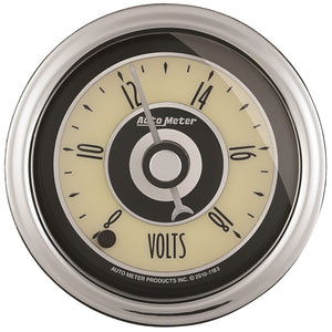 AutoMeter 1182 AutoMeter Gauge Voltmeter 2-1/16in. 18V Digital Stepper Motor Cruiser Ad