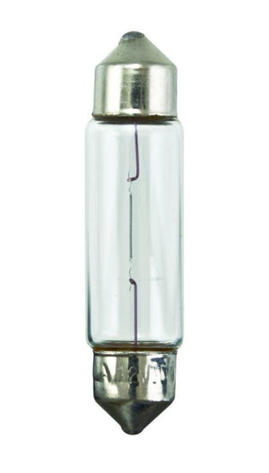 Hella LA6411 Universal Clear 12V 10W 10x41mm T3.25 Bulb