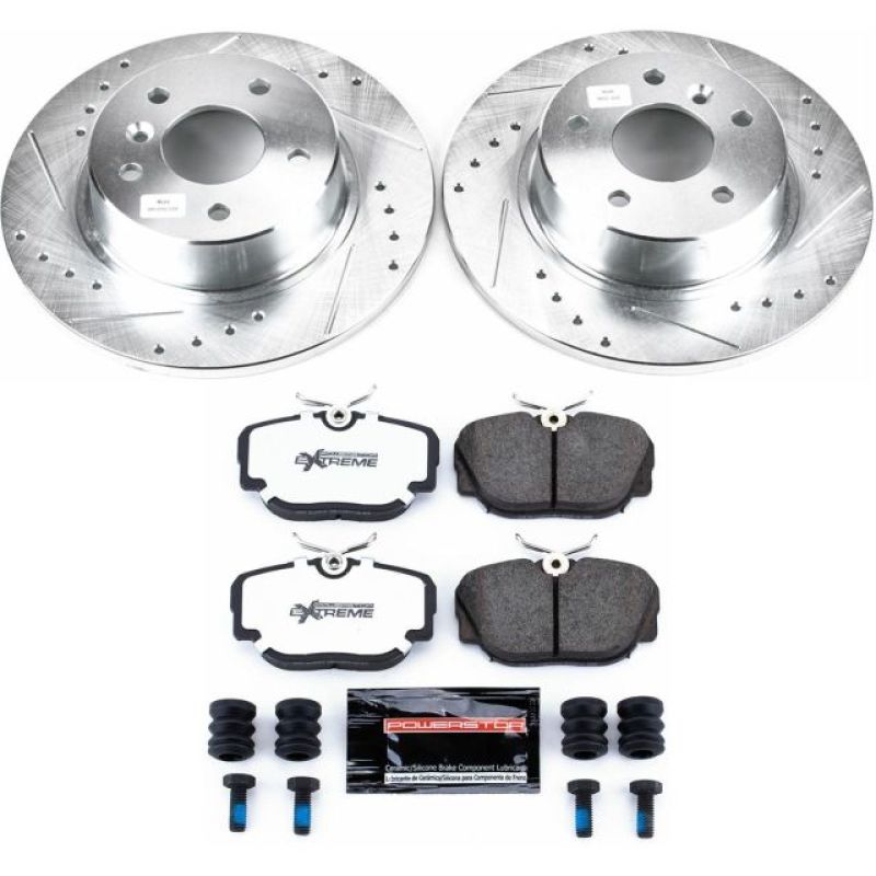 PowerStop K6152 26 99 04 fits Rover Discovery Rear Z26 Street Warrior Brake Kit