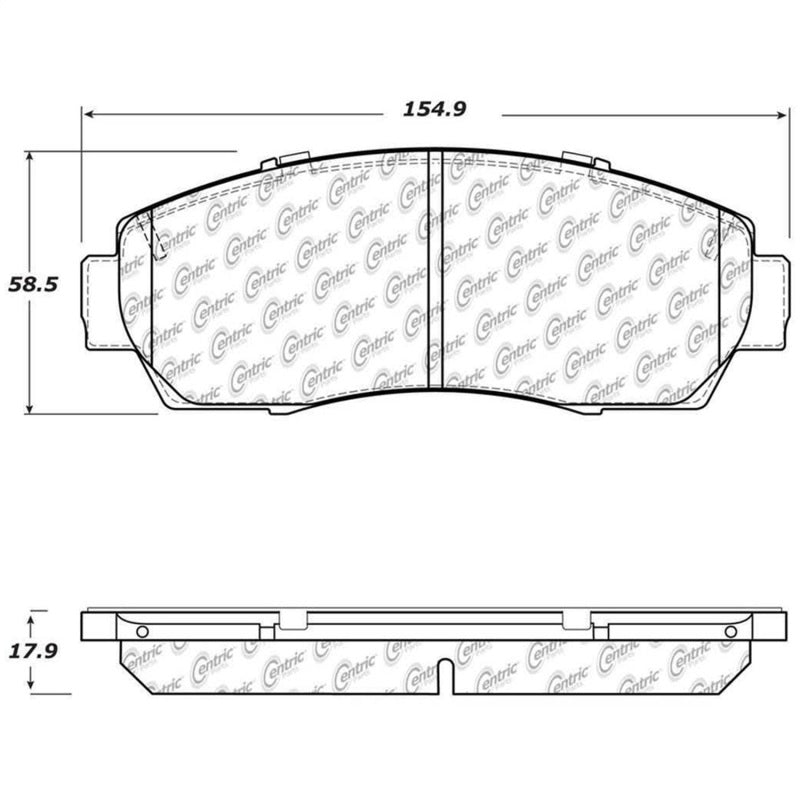 Stoptech 308.1521 Street Touring 11-15 Honda Crosstour/Odyssey Front Brake Pads