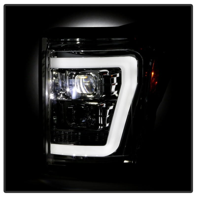 Spyder 5087881 fits Ford 11-16 F250/350/450 V2 High-Power LED Headlights-White