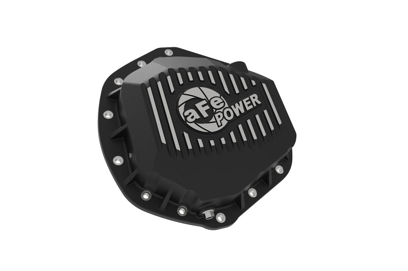 AFE 46-70392 Pro Series Rear Differential Cover Black w/ Machined Fins 14-18 fi