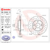 Brembo OE 09.C249.1X 2017 fits Hyundai Elantra/14-18 Kia Forte/14-24 Soul Drille
