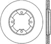 Stoptech 127.42034L Power Slot 84-85 fits Nissan 300ZX Slotted & Drilled Left Front Rotor