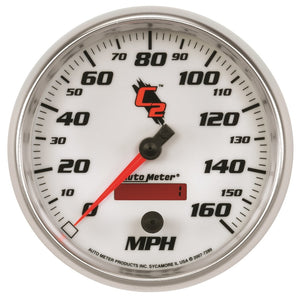 AutoMeter 7289 Autometer C2 5 inch 160MPH In-Dash Electronic Programmable Speedometer
