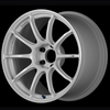 Advan YA38G48DWMR RSIII 18x8.0 / +48 Offset / 5x100 / 63mm Bore / Racing White Metallic and Ring