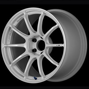 Advan YA38G33OWMR RSIII 18x8.0 / +33 Offset / 5x110 / 65.2mm Bore / Racing White Metallic and Ring