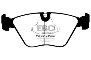 EBC UD394 92-95 fits BMW M3 3.0 (E36) Ultimax2 Front Brake Pads
