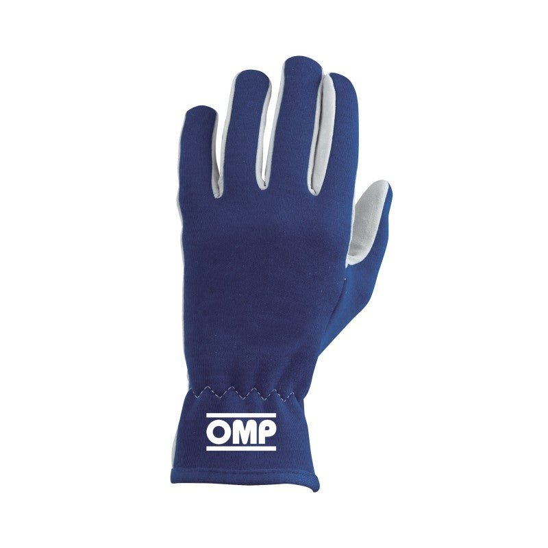 OMP IB0-0702-A01-041-L Blue Rally Gloves - Size L