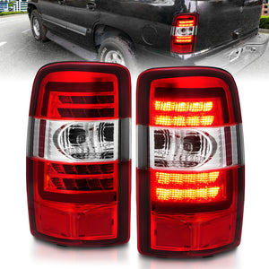 ANZO 311364 2000-2006 fits Chevrolet Tahoe LED Tail Lights w/ Red Lens Chrome Housing