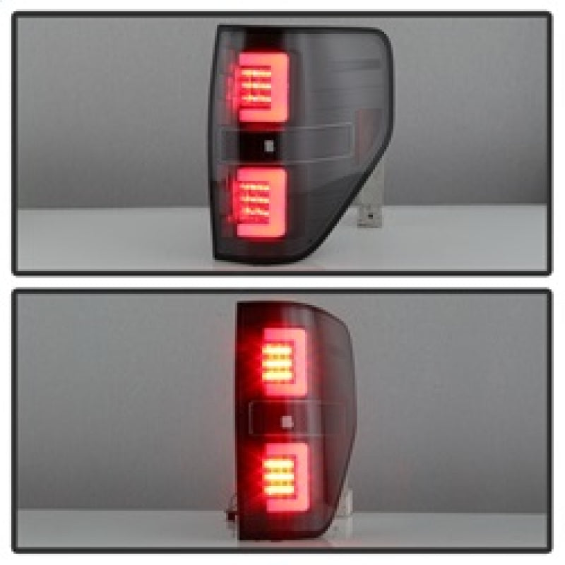 Spyder 5084200 fits Ford 09-14 F150 V2 Light Bar LED Tail Lights - Black (ALT-Y