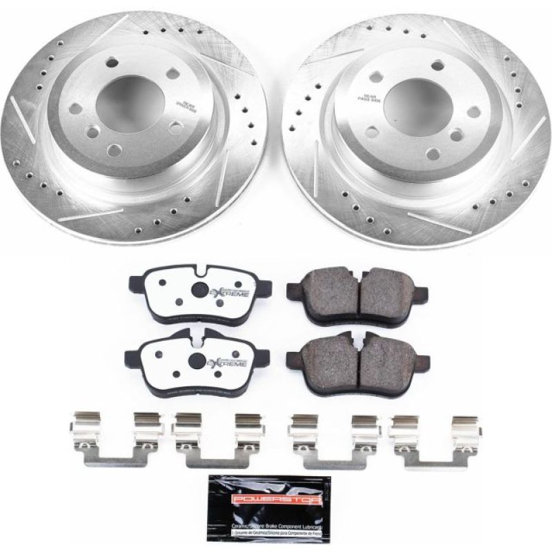 PowerStop K6583-26 09-10 fits BMW Z4 Rear Z26 Street Warrior Brake Kit