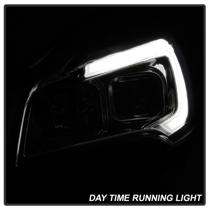 xTune 9042928 13-16 fits Ford Escape 13-16 LED Light Bar Halogen Proj Headlight