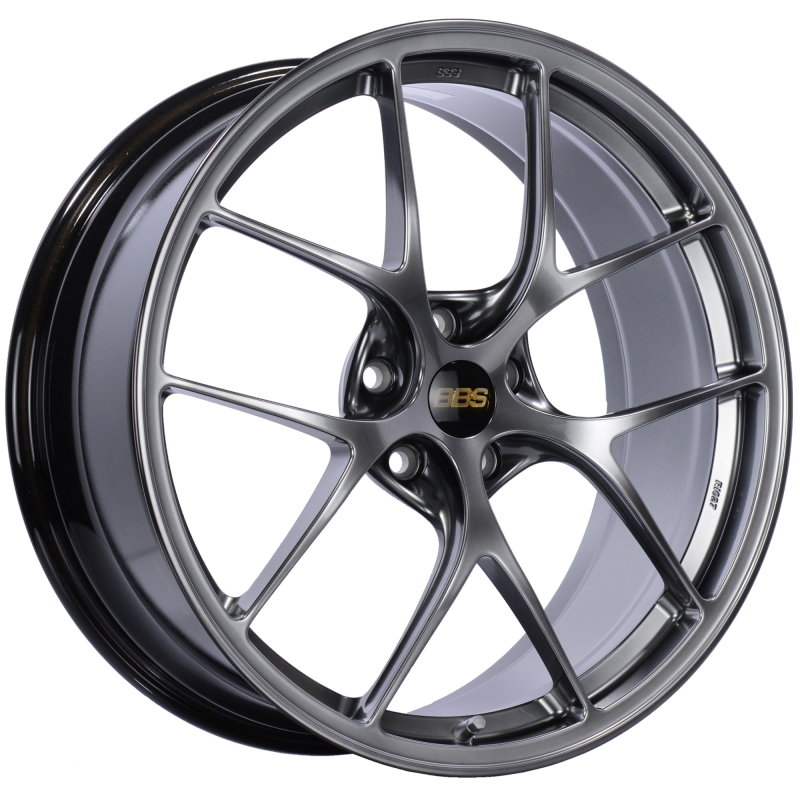 BBS RI027DBK RI-D 20x8.5 5x112 ET41 Diamond Black Wheel -82mm PFS/Clip Required