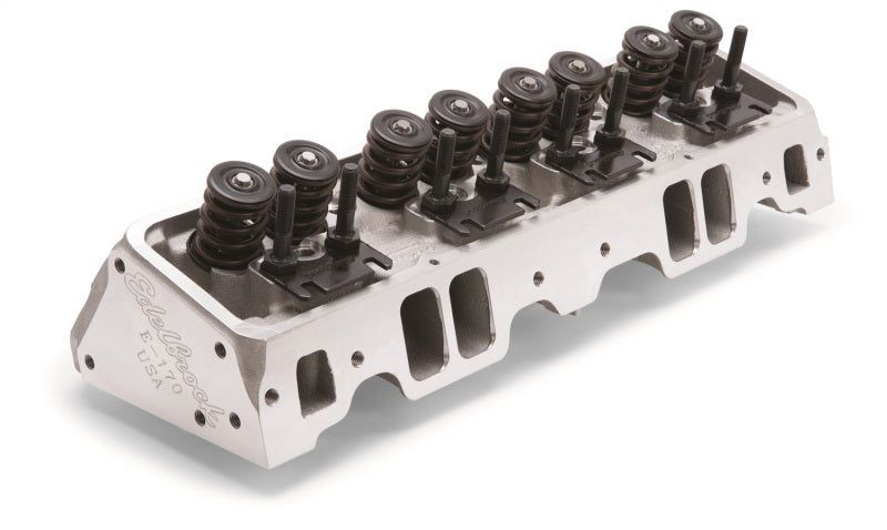 Edelbrock 61019 Cylinder Head fits SBC Performer RPM 23 Deg 170cc Intake 60cc Chamber Flat Tappet Cam Complete