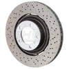 SHW Performance PFR49016 SHW 14-19 fits Porsche 911 Turbo 3.8L w/o Ceramics Right Front Drilled-Dimple LW Brake Rotor (9P1615302K)