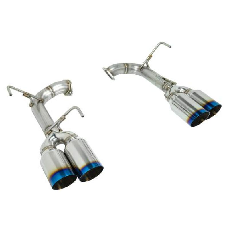 Remark RO-TTVA-S4 fits Subaru WRX STi Axle Back Exhaust Single Wall Tip-4in