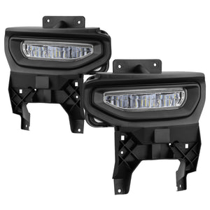 Spyder 9043222 fits GMC 16-18 Sierra 1500 OEM Style Full LED Fog Light w/Switch