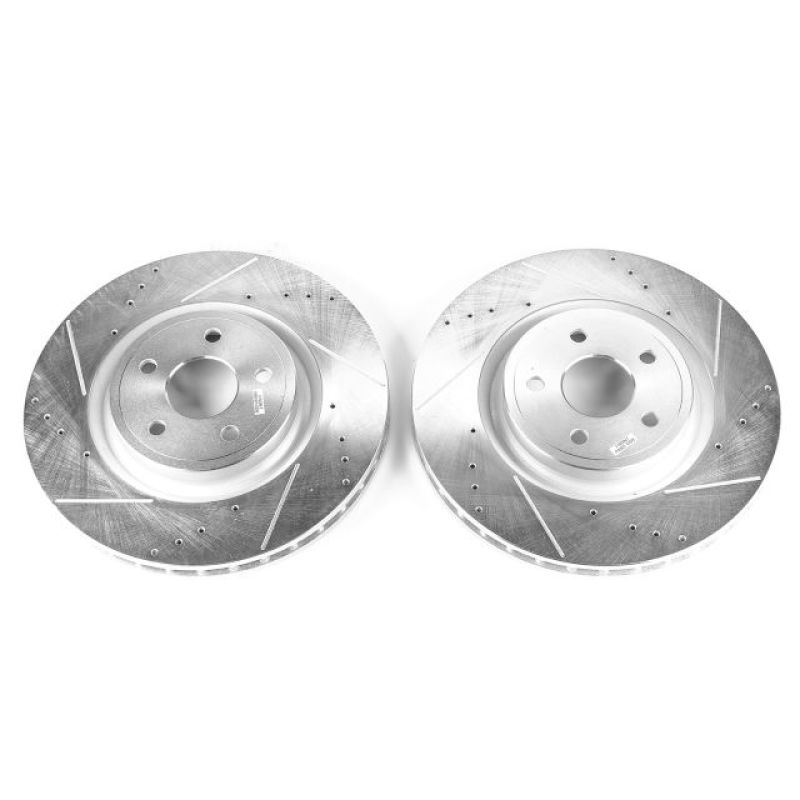 PowerStop AR83080XPR fits Jeep Grand Cherokee Front Drilled & Slotted Rotor Pair