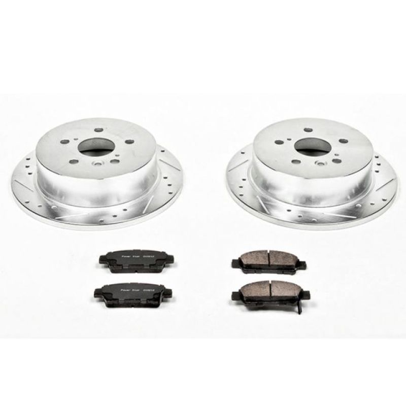 PowerStop K5498 fits Toyota 04-10 Sienna Rear Z23 Evolution Sport Brake Kit