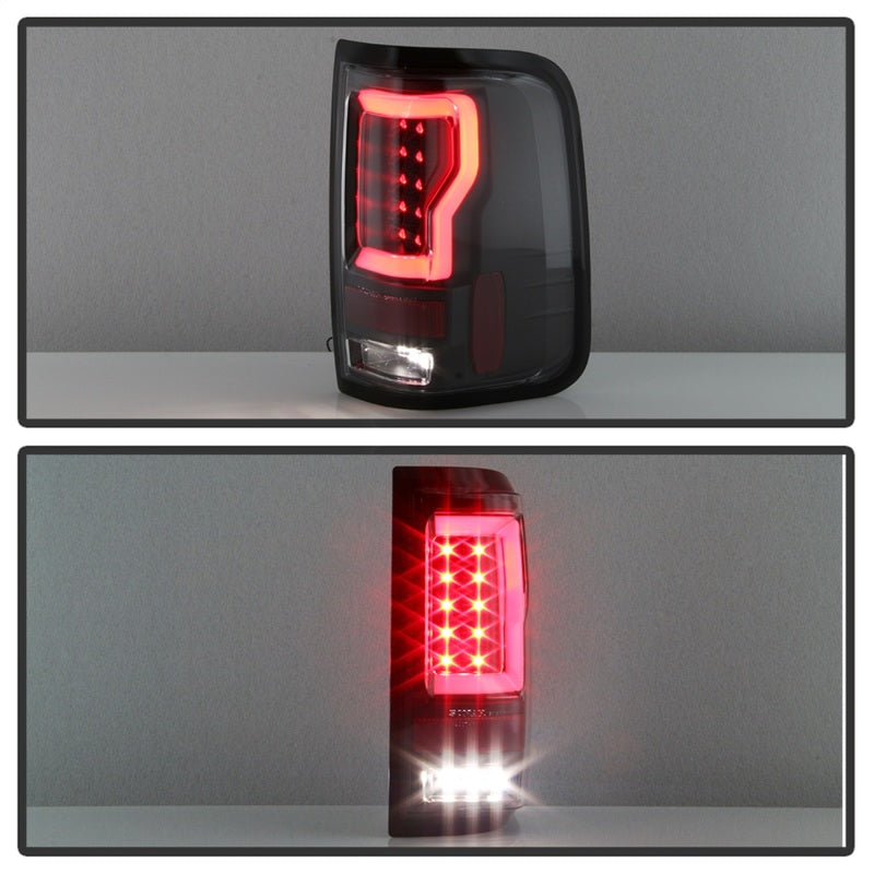 Spyder 5084170 fits Ford 04-08 F-150 Projector Tail Lights - Light Bar DRL LED