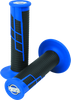 ProTaper 21663 Clamp-On 1/2 Waffle Grip - Blue/Black