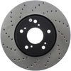 Stoptech 128.40086R Drilled Sport Brake Rotor Front Right 13 Honda Accord Sport