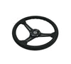 NRG RST-030S-BK RST-030S-BK Reinforced Suede Racing Steering Wheel 350mm /