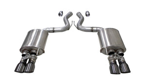 CORSA Performance 21002GNM Corsa 2018-2023 fits Ford Mustang GT Fastback 5.0L 3in Sport Axle-Back Exhaust w/ 4in Gunmetal Tips