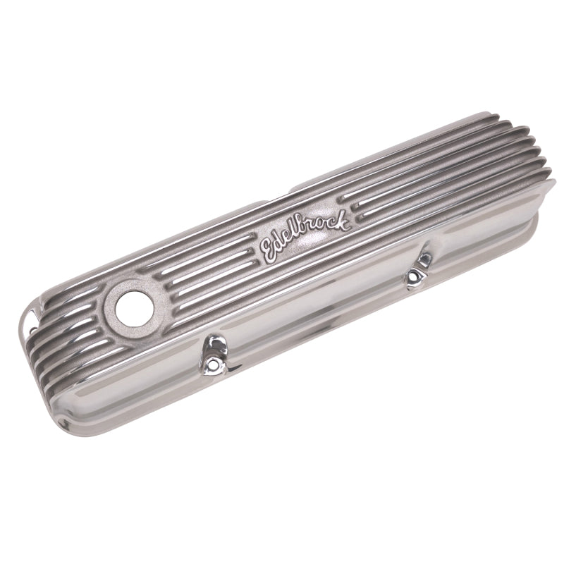 Edelbrock 4162 Valve Cover Classic Series fits Ford 1958-1976 FE V8 Polshed