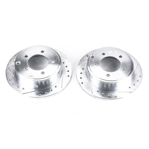 PowerStop fits Chrysler 11-14 200 Rear Evolution Drilled & Slotted Rotors - Pair