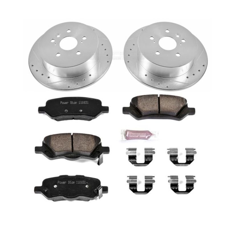 PowerStop K5867 fits Toyota 09-16 Venza Rear Z23 Evolution Sport Brake Kit