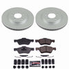 Power Stop 10-12 Ford Escape Front Z23 Coated Brake Kit