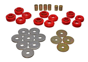 Energy Suspension 3.4129R 75-79 fits Chevrolet Nova / Chevy II Red Body Mount Set