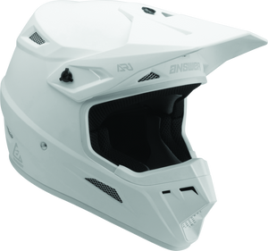 Answer 446365 AR1 Solid Helmet White Youth - Medium