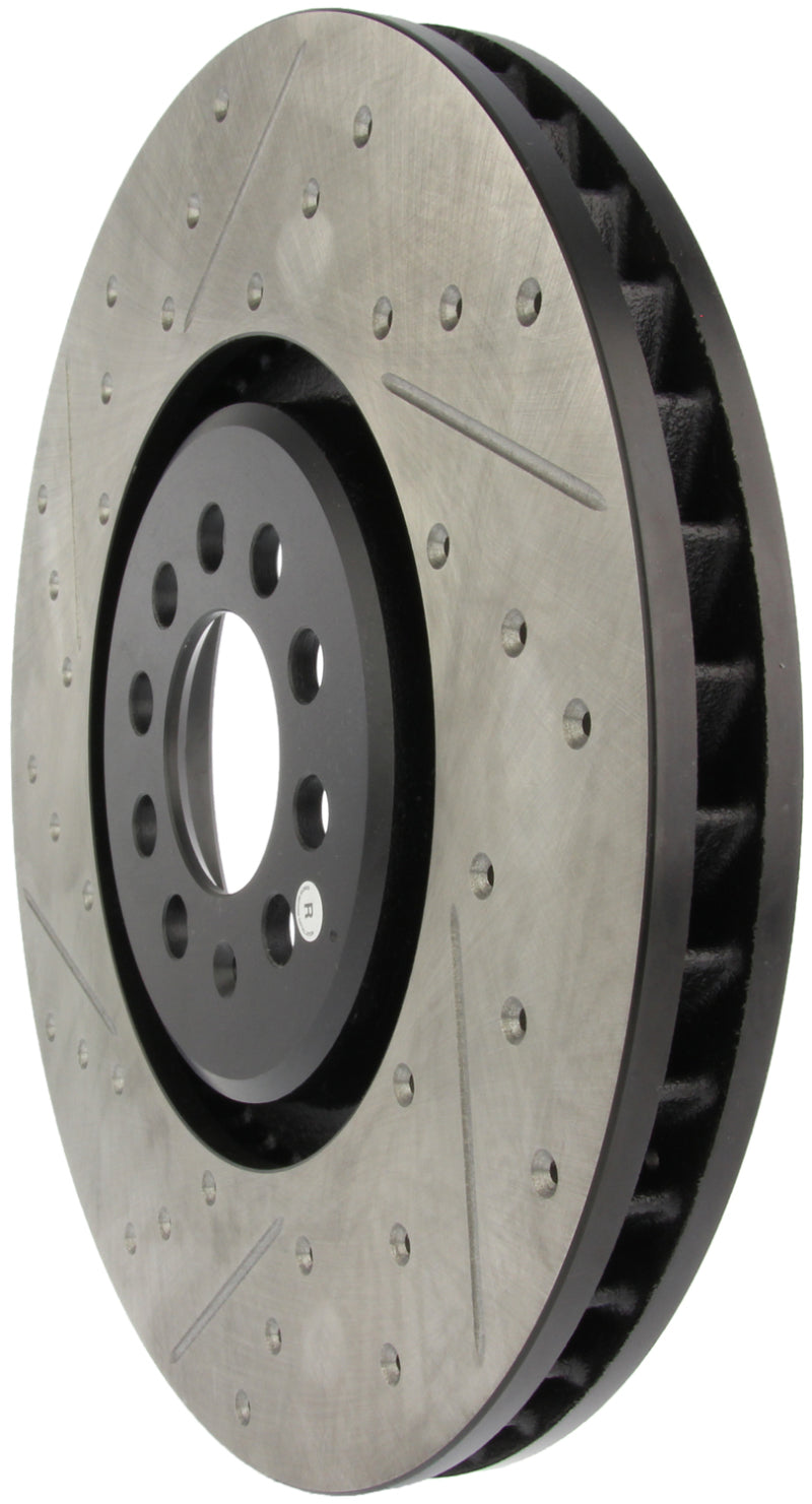 Stoptech 127.33093R Slotted & Drilled Sport Brake Rotor