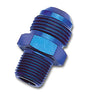 Russell 660450 Performance -6 AN to 1/8in NPT Straight Flare to Pipe (Blue)