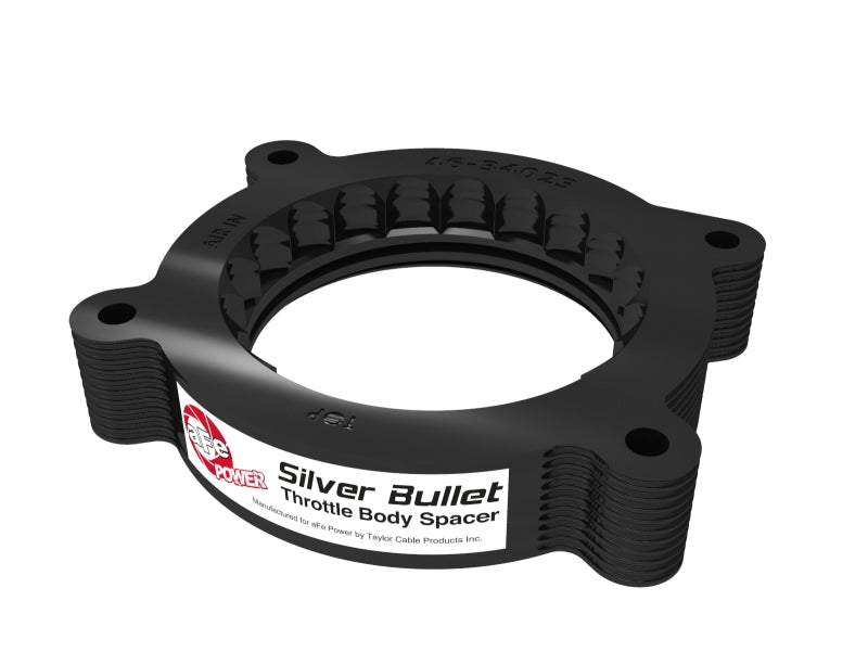 AFE 46-34023B ette C8 Silver Bullet Aluminum Throttle Body Spacer / Works With