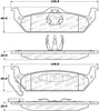 Stoptech 308.0963 Street Brake Pads