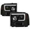 Spyder 5087911 fits Ford 05-07 F250/350/450 Super Duty Projector LED Black PRO-