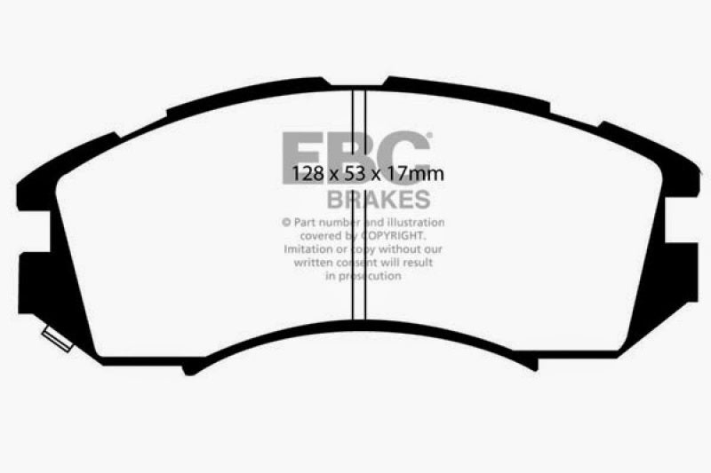 EBC DP2819 fits Subaru 92-96 Impreza 1.8 (2WD) (13in Wheels) Greenstuff Front Brake Pads