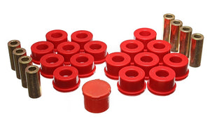 Energy Suspension 2.3109R Control Arm Bushings - Rear - Red