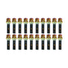 Wheel Mate 40592N Mevius 17 Hex Lug Bolt Set of 20 - Chrome Neon 14x1.25 40mm Co