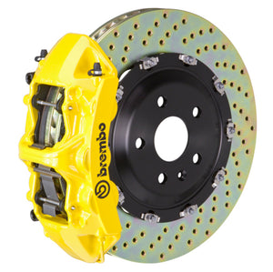 Brembo 1N1.9054A5 Brembo 15-20 RS3 Sportback Front GT BBK 6 Piston Cast 380x34 2pc Rotor Drilled- Yellow