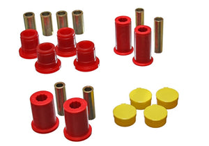Energy Suspension 5.3122R 97-01 fits Dodge Dakota 2WD Red Front Control Arm Bushing Set