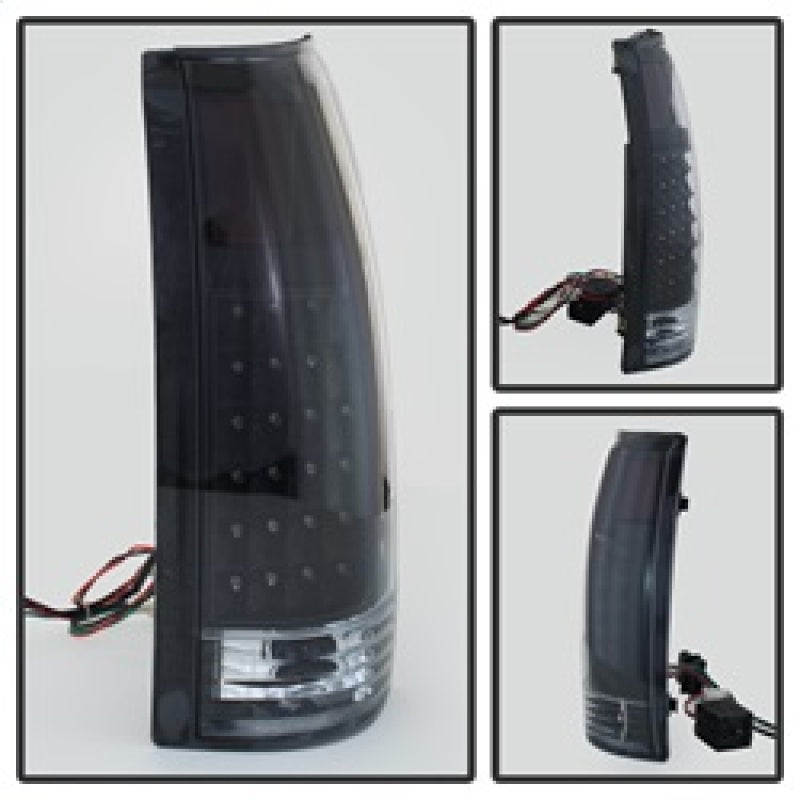 Xtune 9022449 Yukon Denali LED Tail Lights Black ALT-JH-CCK88-LED-BK